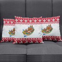 Malta Christmas Pillow Cover Presepju Nativity Scene on Luzzu Boat - Wonder Print Shop