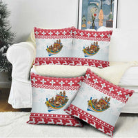 Malta Christmas Pillow Cover Presepju Nativity Scene on Luzzu Boat - Wonder Print Shop