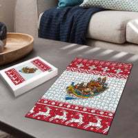 Malta Christmas Puzzle Presepju Nativity Scene on Luzzu Boat - Wonder Print Shop