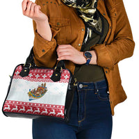 Malta Christmas Shoulder Handbag Presepju Nativity Scene on Luzzu Boat - Wonder Print Shop