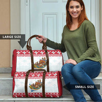 Malta Christmas Travel Bag Presepju Nativity Scene on Luzzu Boat - Wonder Print Shop