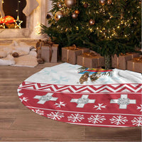 Malta Christmas Tree Skirt Presepju Nativity Scene on Luzzu Boat - Wonder Print Shop