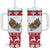 Malta Christmas Tumbler With Handle Presepju Nativity Scene on Luzzu Boat - Wonder Print Shop