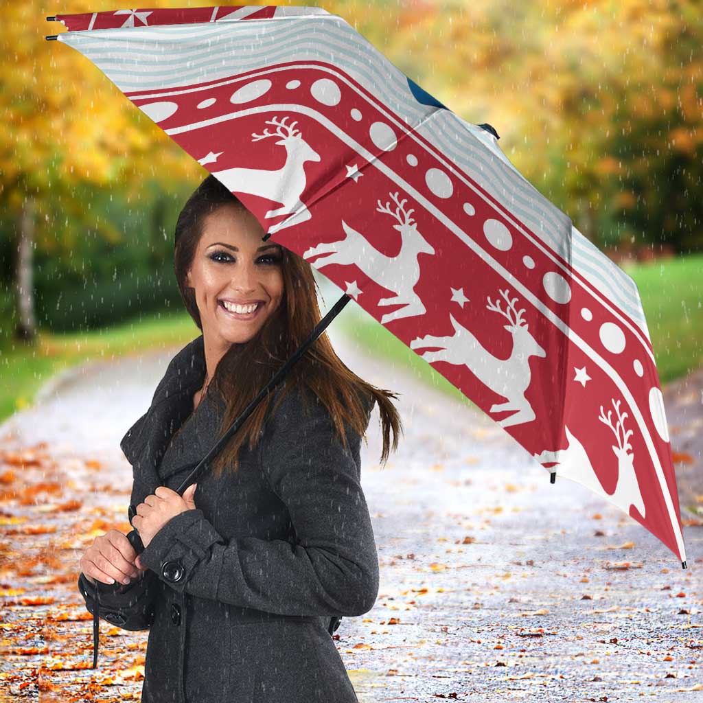 Malta Christmas Umbrella Presepju Nativity Scene on Luzzu Boat - Wonder Print Shop