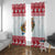 Malta Christmas Window Curtain Presepju Nativity Scene on Luzzu Boat - Wonder Print Shop