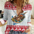Malta Christmas Women Casual Shirt Presepju Nativity Scene on Luzzu Boat - Wonder Print Shop