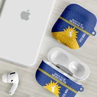 Personalized Merionethshire Wales AirPods Case Celtic Sun and Goat Design - Wonder Print Shop
