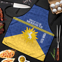 Personalized Merionethshire Wales Apron Celtic Sun and Goat Design - Wonder Print Shop