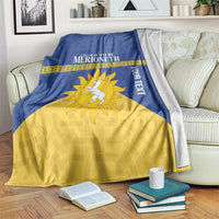 Personalized Merionethshire Wales Blanket Celtic Sun and Goat Design - Wonder Print Shop