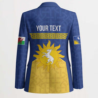 Personalized Merionethshire Wales Blazer Celtic Sun and Goat Design - Wonder Print Shop