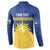 Personalized Merionethshire Wales Button Sweatshirt Celtic Sun and Goat Design - Wonder Print Shop
