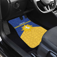 Personalized Merionethshire Wales Car Mats Celtic Sun and Goat Design - Wonder Print Shop