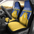 Personalized Merionethshire Wales Car Seat Cover Celtic Sun and Goat Design - Wonder Print Shop