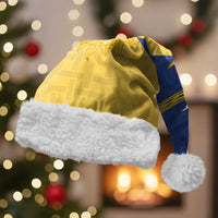 Personalized Merionethshire Wales Christmas Santa Hat Celtic Sun and Goat Design - Wonder Print Shop