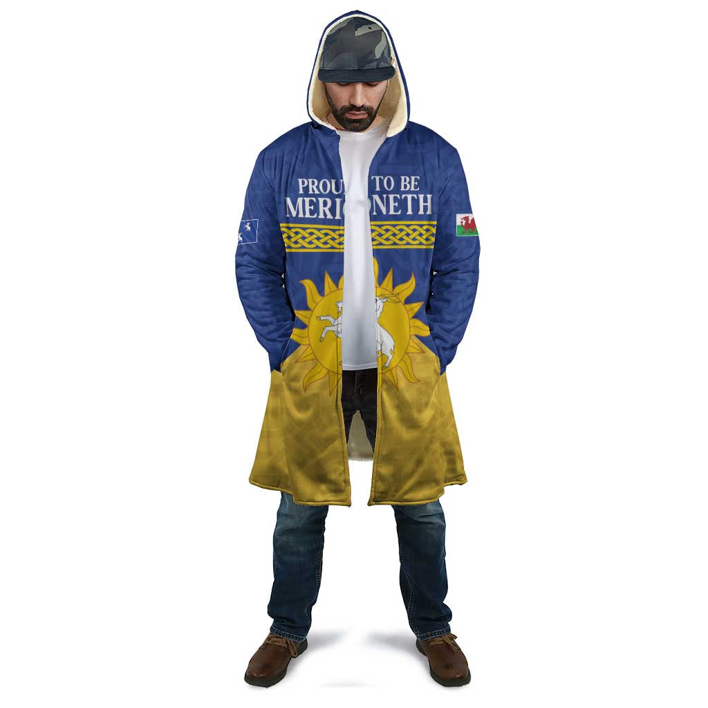 Personalized Merionethshire Wales Cloak Celtic Sun and Goat Design - Wonder Print Shop