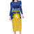 Personalized Merionethshire Wales Family Matching Long Sleeve Bodycon Dress and Hawaiian Shirt Celtic Sun and Goat Design - Wonder Print Shop