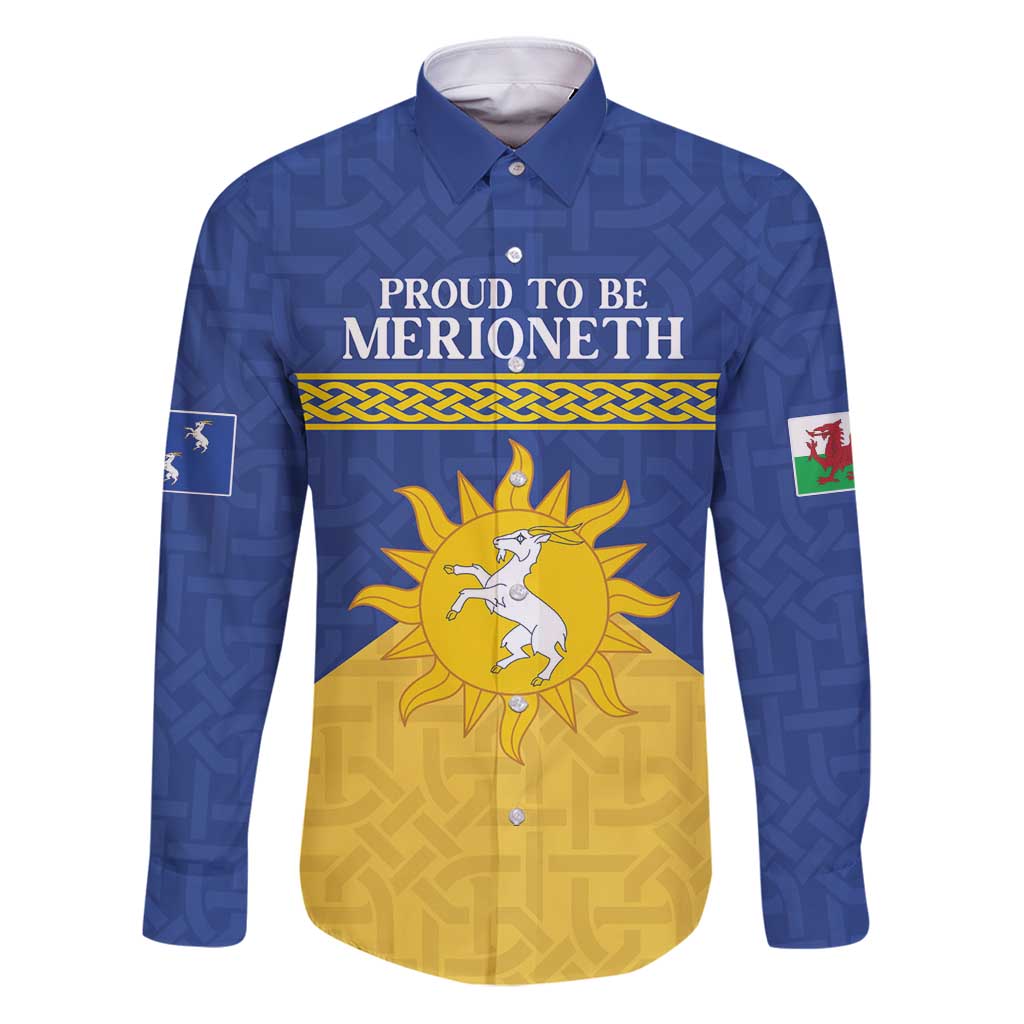 Personalized Merionethshire Wales Family Matching Puletasi and Hawaiian Shirt Celtic Sun and Goat Design - Wonder Print Shop