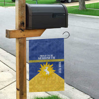 Personalized Merionethshire Wales Garden Flag Celtic Sun and Goat Design - Wonder Print Shop