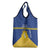 Personalized Merionethshire Wales Grocery Bag Celtic Sun and Goat Design - Wonder Print Shop