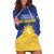 Personalized Merionethshire Wales Hoodie Dress Celtic Sun and Goat Design - Wonder Print Shop