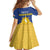 Personalized Merionethshire Wales Kid Short Sleeve Dress Celtic Sun and Goat Design - Wonder Print Shop