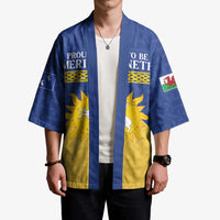 Personalized Merionethshire Wales Kimono Celtic Sun and Goat Design - Wonder Print Shop