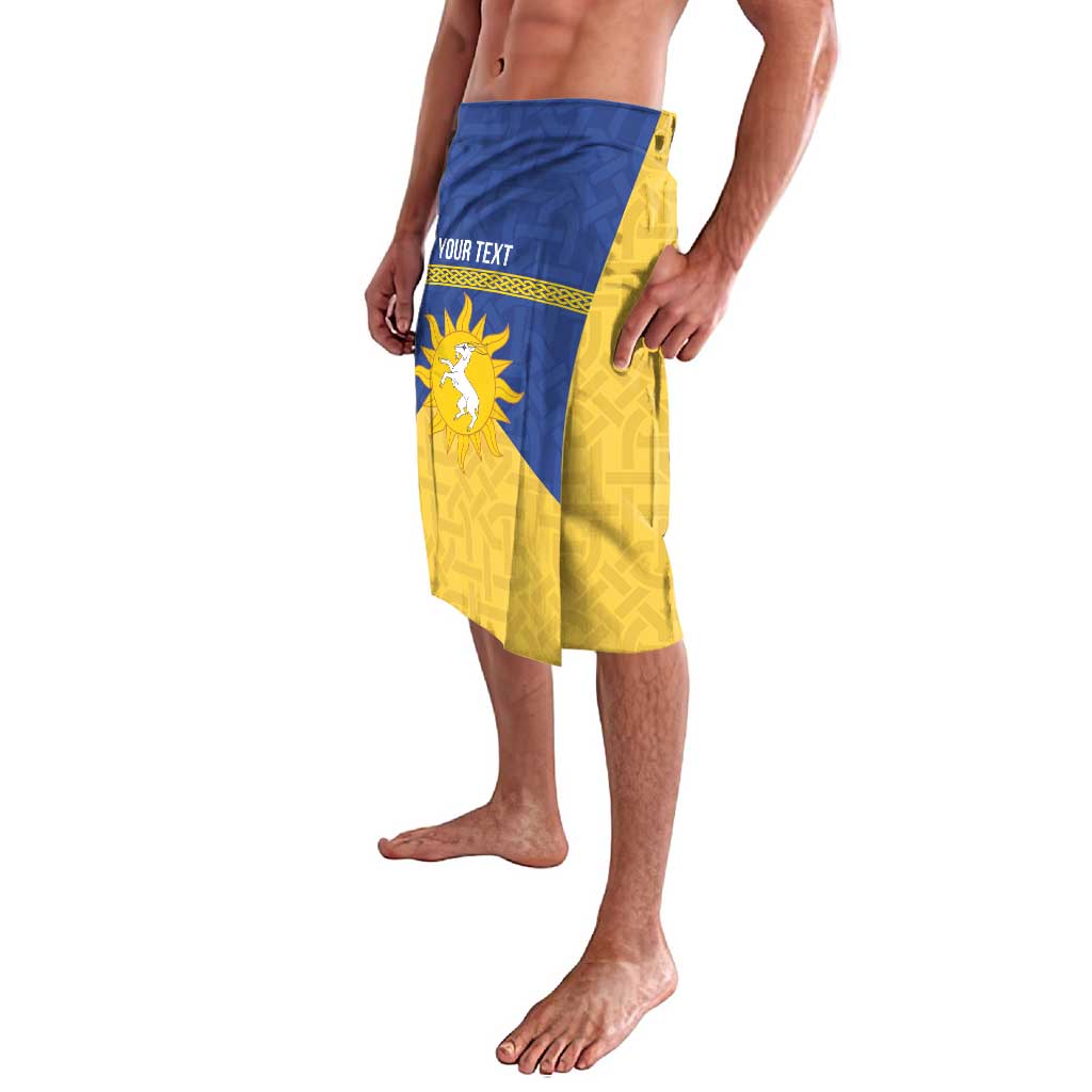 Personalized Merionethshire Wales Lavalava Celtic Sun and Goat Design - Wonder Print Shop