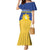 Personalized Merionethshire Wales Mermaid Dress Celtic Sun and Goat Design - Wonder Print Shop