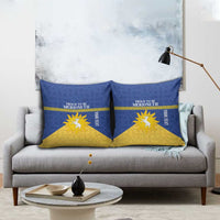 Personalized Merionethshire Wales Pillow Cover Celtic Sun and Goat Design - Wonder Print Shop