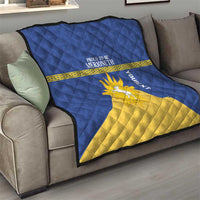 Personalized Merionethshire Wales Quilt Celtic Sun and Goat Design - Wonder Print Shop