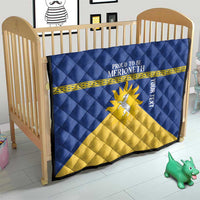 Personalized Merionethshire Wales Quilt Celtic Sun and Goat Design - Wonder Print Shop