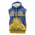 Personalized Merionethshire Wales Sleeveless Hoodie Celtic Sun and Goat Design - Wonder Print Shop