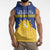 Personalized Merionethshire Wales Sleeveless Hoodie Celtic Sun and Goat Design - Wonder Print Shop