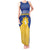 Personalized Merionethshire Wales Tank Maxi Dress Celtic Sun and Goat Design - Wonder Print Shop