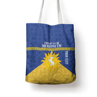 Personalized Merionethshire Wales Tote Bag Celtic Sun and Goat Design - Wonder Print Shop