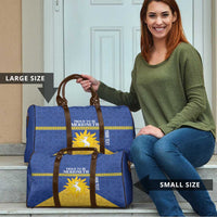 Personalized Merionethshire Wales Travel Bag Celtic Sun and Goat Design - Wonder Print Shop