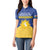 Personalized Merionethshire Wales Women Polo Shirt Celtic Sun and Goat Design - Wonder Print Shop