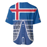 Iceland Hallgrimskirkja Church Baseball Jersey Icelandic Flag Design - Wonder Print Shop