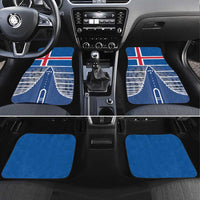 Iceland Hallgrimskirkja Church Car Mats Icelandic Flag Design - Wonder Print Shop