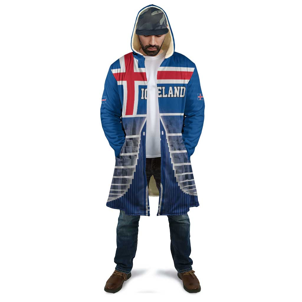 Iceland Hallgrimskirkja Church Cloak Icelandic Flag Design - Wonder Print Shop