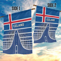 Iceland Hallgrimskirkja Church Garden Flag Icelandic Flag Design - Wonder Print Shop