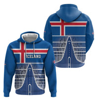 Iceland Hallgrimskirkja Church Hoodie Icelandic Flag Design - Wonder Print Shop