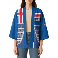 Iceland Hallgrimskirkja Church Kimono Icelandic Flag Design - Wonder Print Shop