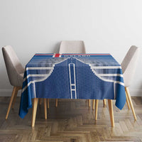 Iceland Hallgrimskirkja Church Tablecloth Icelandic Flag Design - Wonder Print Shop