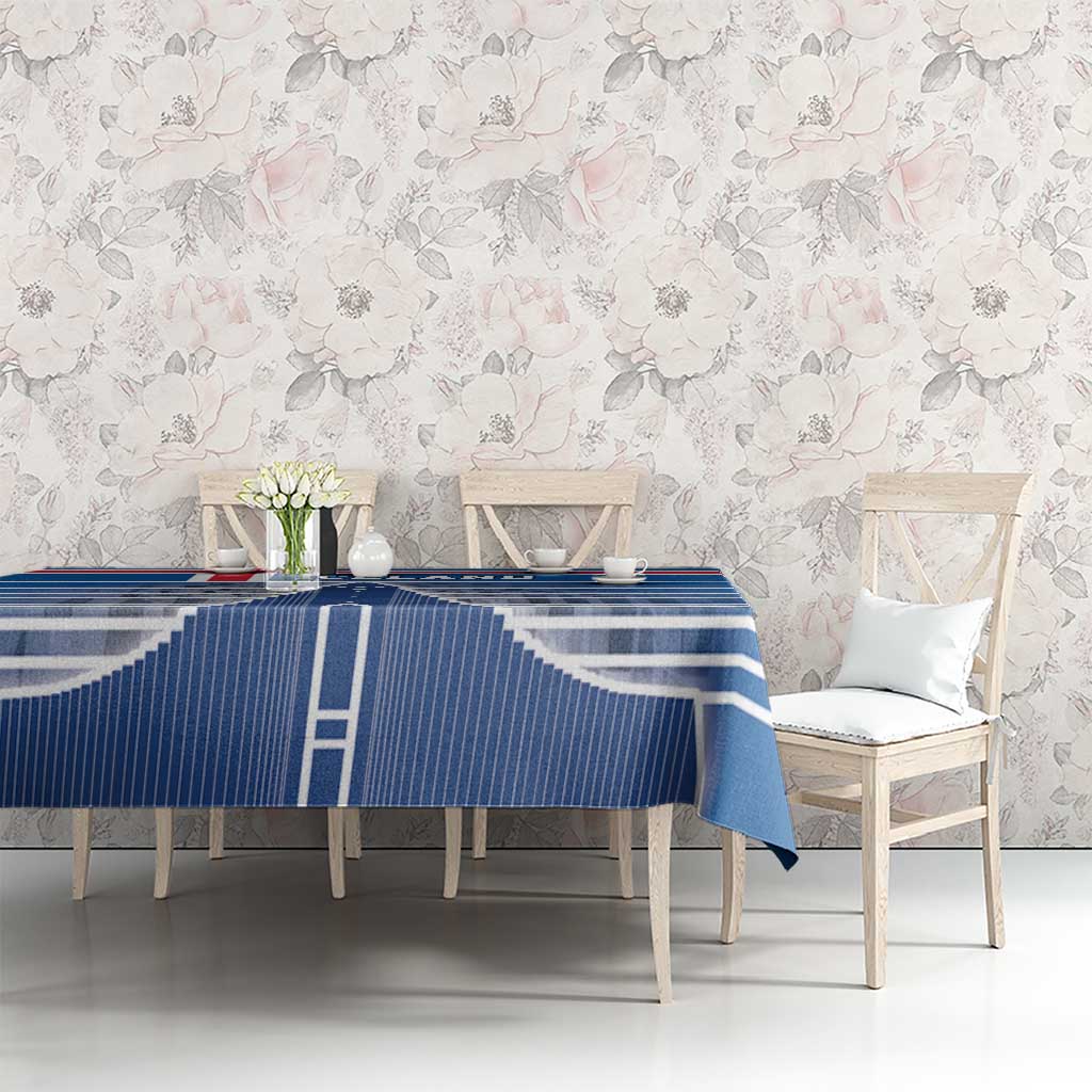 Iceland Hallgrimskirkja Church Tablecloth Icelandic Flag Design - Wonder Print Shop