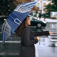 Iceland Hallgrimskirkja Church Umbrella Icelandic Flag Design - Wonder Print Shop