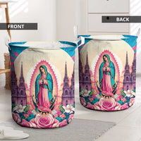 Our Lady of Guadalupe Laundry Basket Virgin Mary of Mexico - Wonder Print Shop