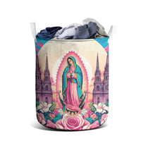 Our Lady of Guadalupe Laundry Basket Virgin Mary of Mexico - Wonder Print Shop