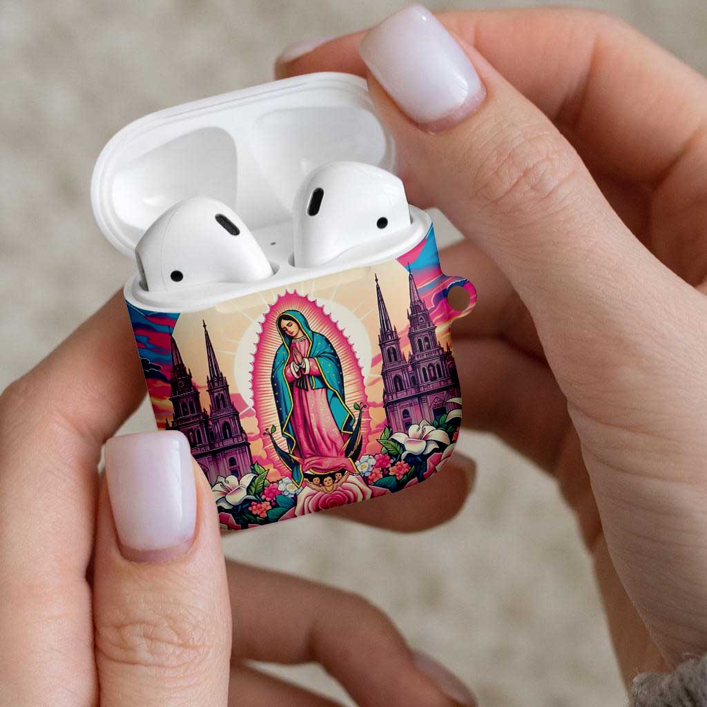 Our Lady of Guadalupe AirPods Case Virgin Mary of Mexico - Wonder Print Shop