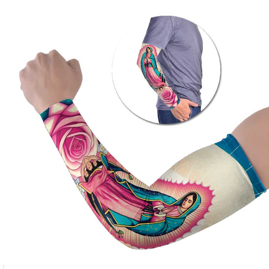 Our Lady of Guadalupe Arm Sleeves Virgin Mary of Mexico - Wonder Print Shop